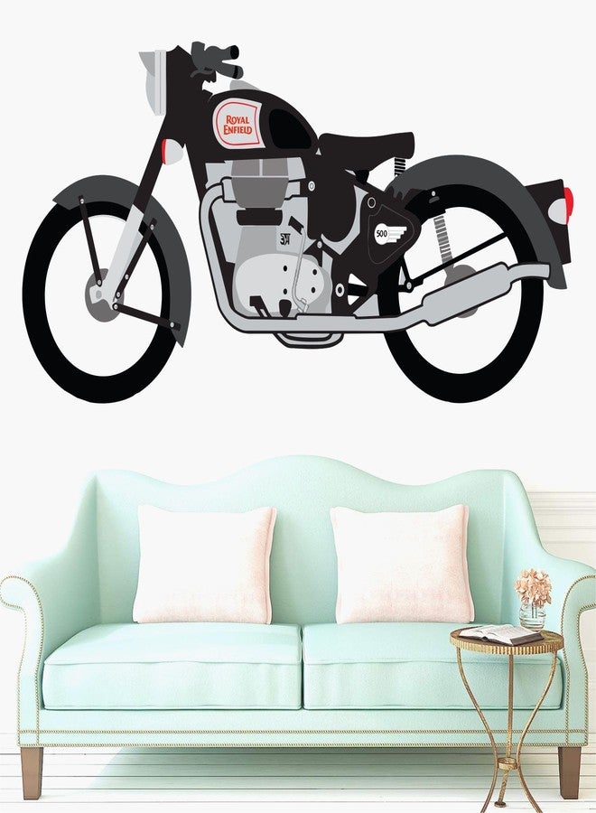 Wall Attraction™ Royal Enfield Bullet Wall Stickers & Murals Size - 40x78cm MD180_S - Image 2