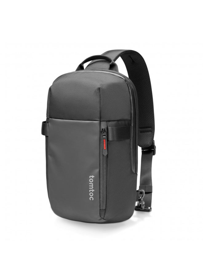 Tomtoc tomtoc Compact EDC Sling Bag, Minimalist Chest Shoulder Crossbody Bag for 14-inch Macbook Pro M3 A2992 A2918, Water-resistant Lightweight Daypack for Daily Use, Work, Small Size  - Image 1