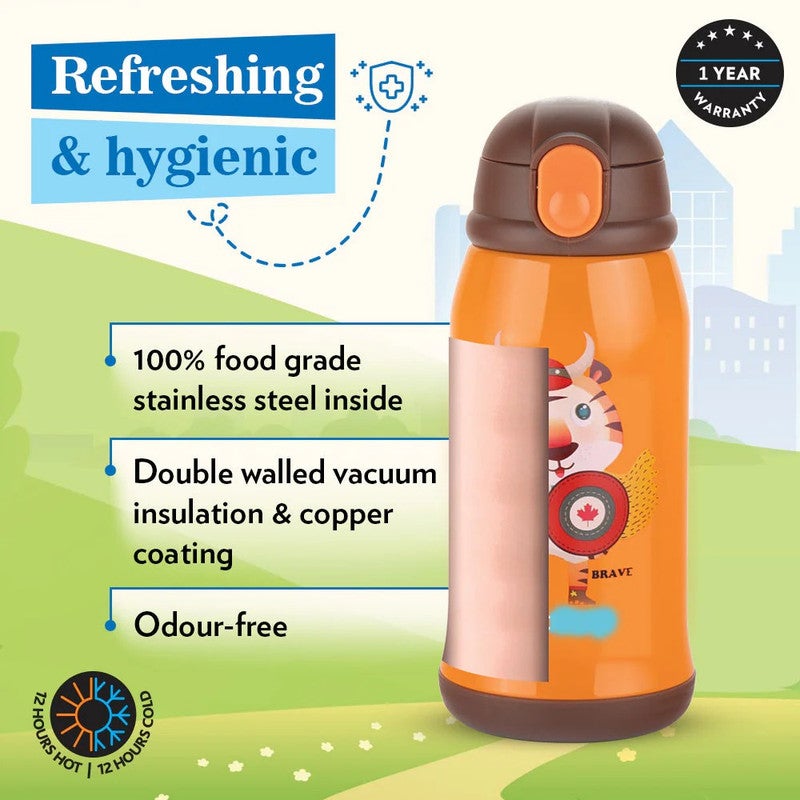 بوروسيل زجاجة ماء للأطفال من تيجري، 500 مل - Image 2