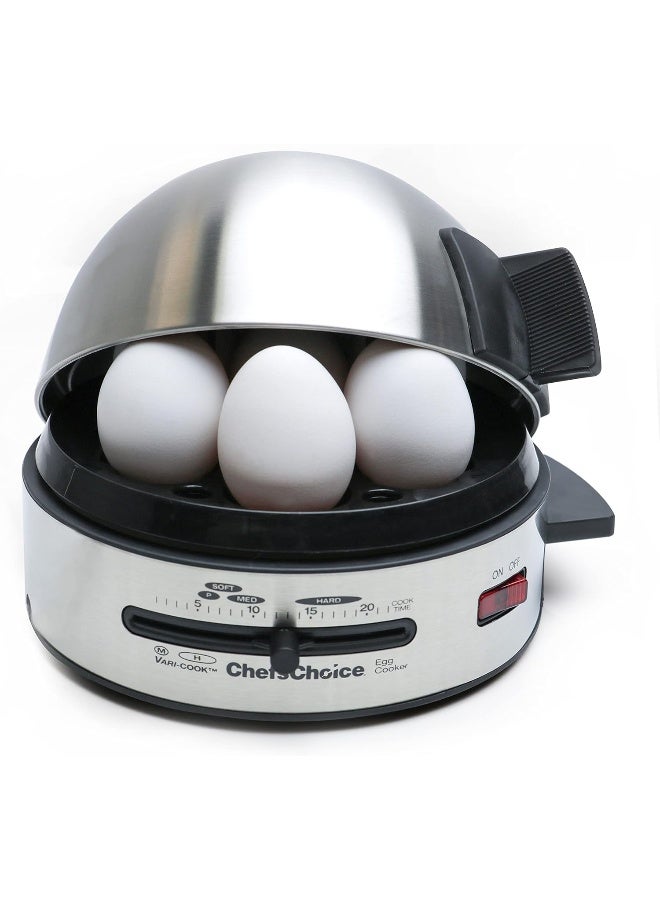CHEF'S CHOICE Chef'sChoice 810 Gourmet 7-Egg Cooker with Electronic Timer, Audible Signal & Nonstick Stainless Steel Design  - Image 2