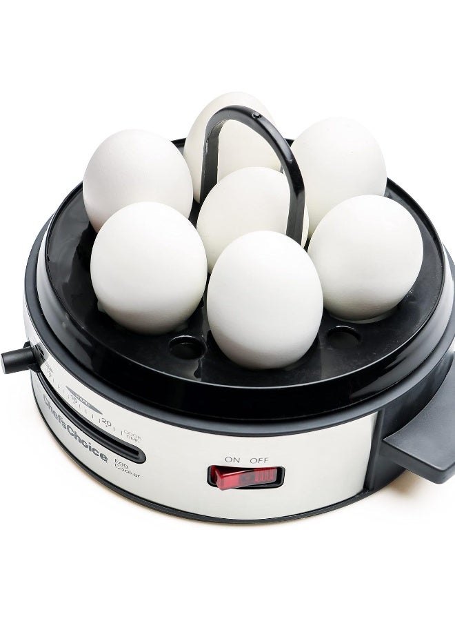 CHEF'S CHOICE Chef'sChoice 810 Gourmet 7-Egg Cooker with Electronic Timer, Audible Signal & Nonstick Stainless Steel Design  - Image 5