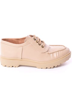 مستر.جو أحذية - LACE-UP - جلد بيج للنساء 3847 رقم  - Image 4