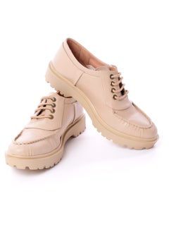 مستر.جو أحذية - LACE-UP - جلد بيج للنساء 3847 رقم  - Image 5