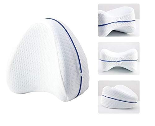 Sleeping Memory Foam Support Pillow - Smoothing Pain Relief for Sciatica, Back, HIPS, Knee, Joints and Pregnancy Leg Cushion with Washable Cover Leg Foot Support Pillow  - Image 2