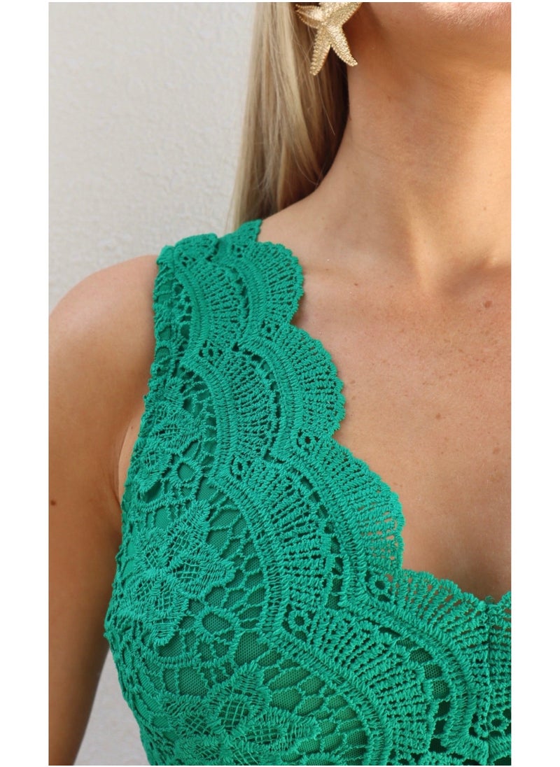 Alorabella - Ivy Lace Front Body - Green - Image 1