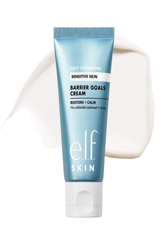 إلف كريم elf SKIN Holy Hydration! Barrier Goals، مرطب غني للوجه لترطيب البشرة وتهدئتها، يساعد على تقليل الاحمرار بشكل ملحوظ، نباتي وخالٍ من القسوة على الحيوانات - Image 1