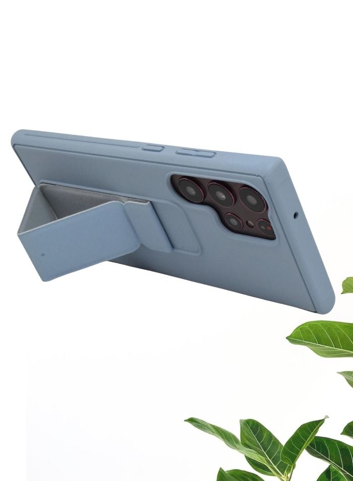 BORTONY Galaxy S23 Ultra Case Fully Covered With Finger Grip Stand Holder Anti Slip Shockproof Protective Case Cover For Samsung Galaxy S23 Ultra 5G - Image 4