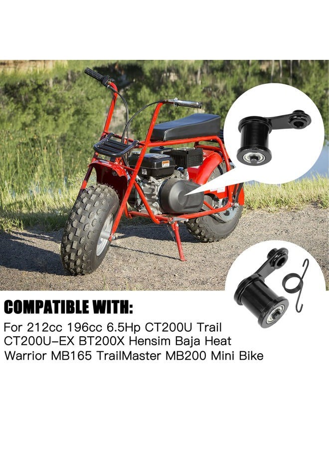 GREHUA Chain Tensioner with 1-3/4" Roller Spring Master Link for 212cc 196cc 6.5Hp CT200U Trail CT200U-EX BT200X Hensim Baja Heat Warrior MB165 Massimo TrailMaster MB200 Falcon 200 Mini Bike Parts - Image 3