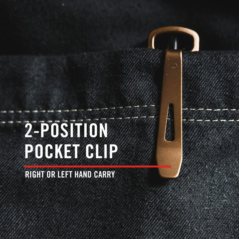 Coast Founder's Collection SELECT LX504, Gentleman's EDC Folding Pocketknife, Tanto Blade, Flipper Tab, Liner Lock, Two Position Pocket Clip, Black 9Cr18Mov Stainless-Steel, Dark Green - Image 5