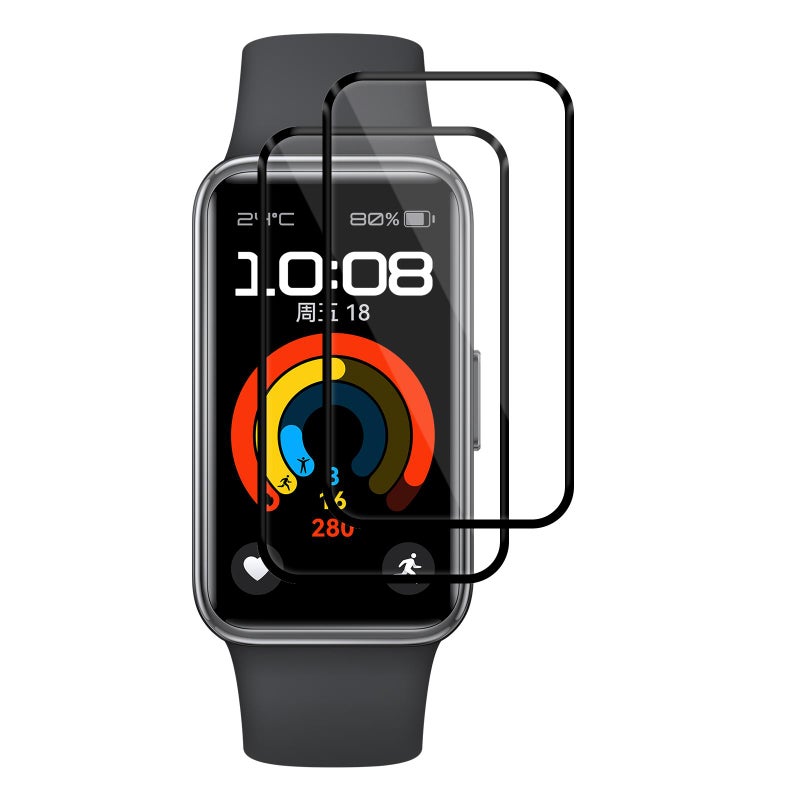 إيروريكس واقي شاشة ناعم من مادة مركبة ثلاثية الأبعاد منحنية من قطعتين لهاتف Huawei Band 9 NFC - Image 1