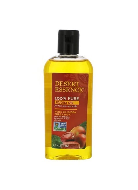 Desert Essence, 100% Pure Jojoba Oil, 4 fl oz (118 ml)