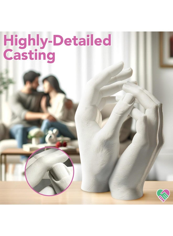 Luna Bean Hand Casting Kit - Couples Gifts Idea, Anniversary For Couple Gift, Mothers Day Gifts, Gifts For Women Men Mom, Hand Molding Kit, Valentines Day, Christmas, White Elephant Gifts For Adults - Image 5