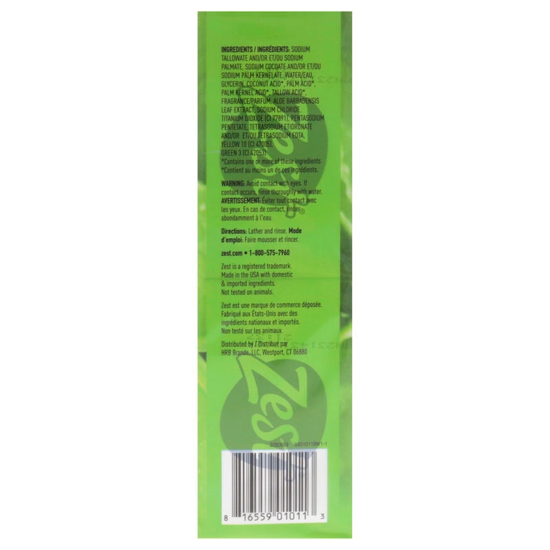 Zest 8-Bar Bath Size Soap, Fresh Aloe, 4 Ounce (Pack of 8) - Image 5
