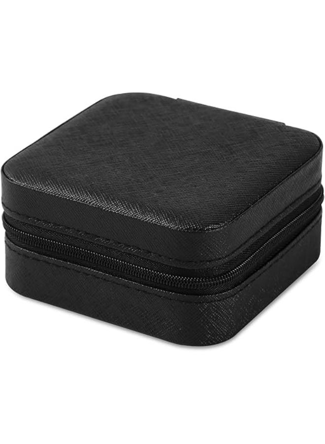 Generic Portable Travel Mini Jewelry Box Leather Jewellery Ring Organizer Case Storage Gift Box Girls Women - Image 2