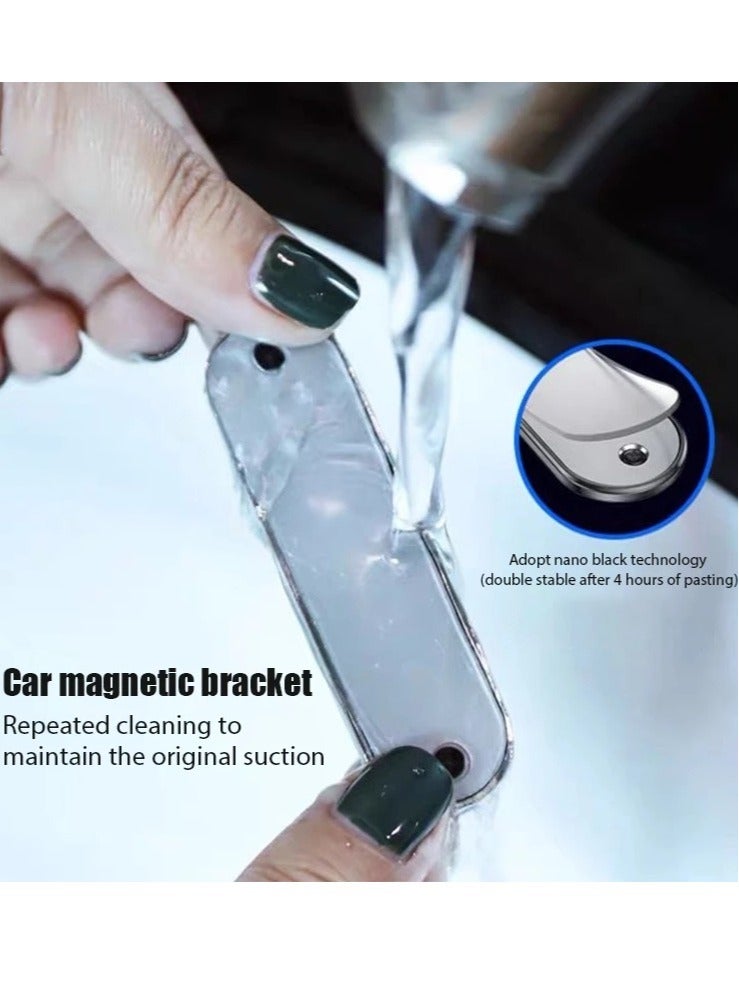 AROAQ Magnetic Car Phone Holder Dashboard Mini Strip Shape Stand For iPhone Samsung Xiaomi Metal Magnet GPS Car Mount for Wall - Image 5