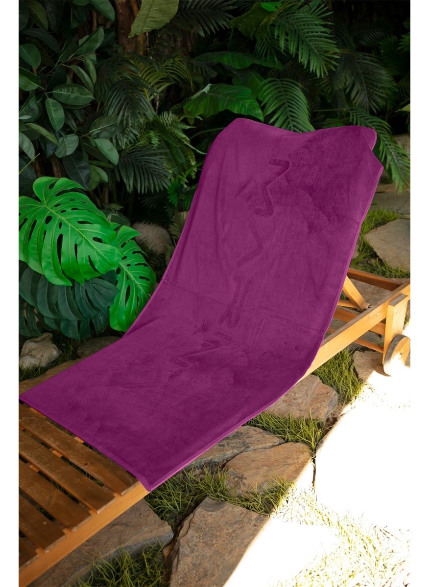 Marina Purple Beach Towel PH23-18034  - Image 4