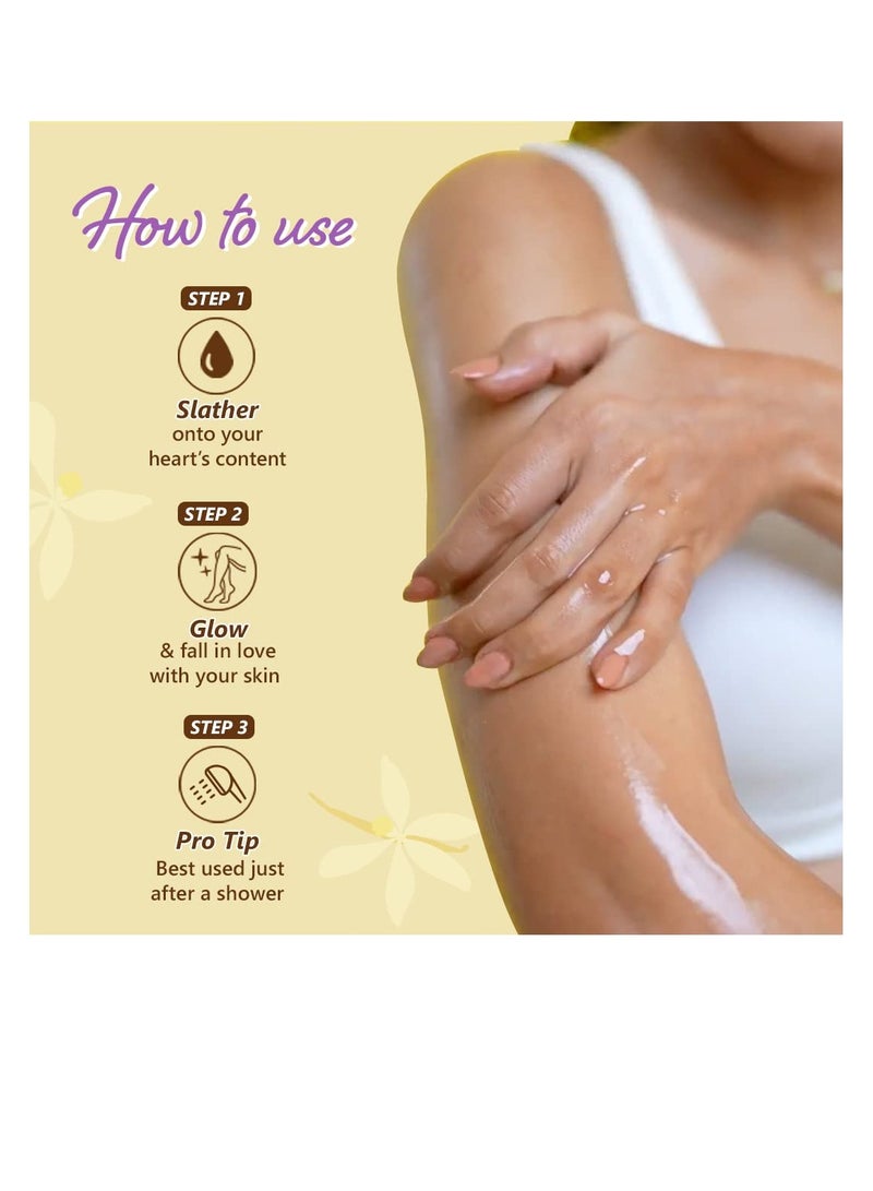 بلوم زيت الجسم بلوم بودي لوفين فانيليا فايبس، ترطيب مكثف، توهج فوري، عطر فانيليا دافئ يدوم طويلاً، غير دهني، خفيف الوزن، ناعم ومغذي للبشرة الجافة إلى الجافة جدًا، 100 مل - Image 3