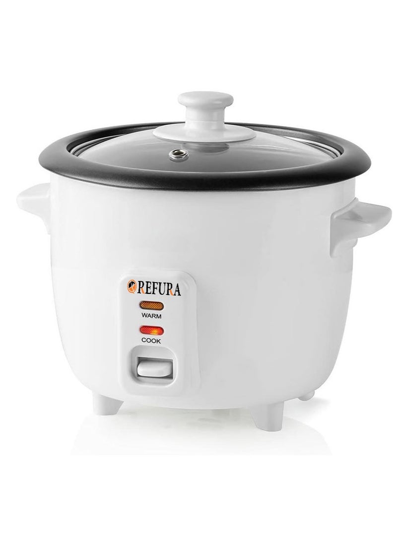 REFURA - 2 in 1 Rice Cooker & Steamer 600 ML / Non-Stick Removable Bowl / Keep Warm Functionality / 350W / Includes Measuring Cup & Spatula | RE-617 | Kitchen Appliances - Image 1