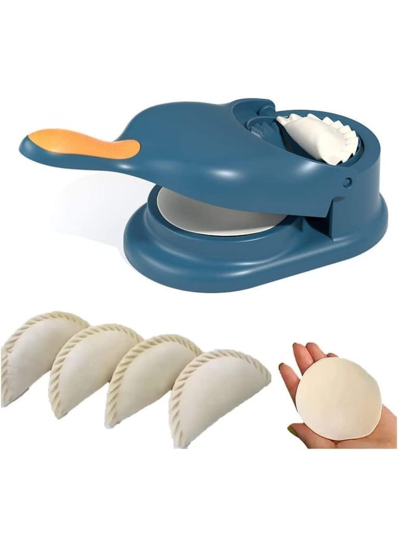 Pamidhar Pamidhar 2 in 1 Dumpling Maker Ghughra Momos Maker Machine Skin Press Mould for Gujiya Ghughra Mould Machine Kitchen Dumpling Making Tool with Dumpling Puri Maker Multicolor Pack of 1  - Image 1