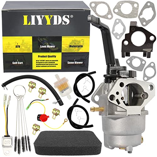 LIYYDS Carburetor Kit Compatible with GP5000 GP5500 GP6500 GP6500E GP7500E 8125W Jingke Huayi Kinzo Ruixing Xieli 5KW 5.5KW 6.5KW 389cc 13HP 14HP 15HP 16HP 188F 190F 0J58620157 Generator - Image 1