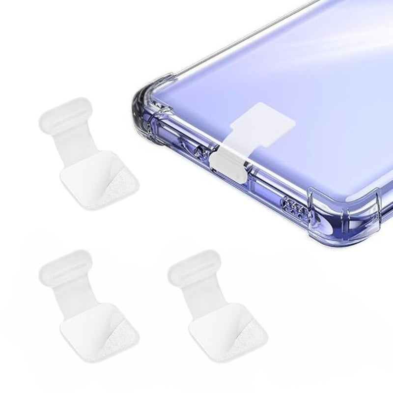 MAK Type C Charging Port Transparent Dust Protection Caps, USB C Anti-Lost Dust Plugs Silicone Protectors Type C Plug Covers with Removable Adhesive Compatible with Mobile, Laptop (3Pcs) - Image 4