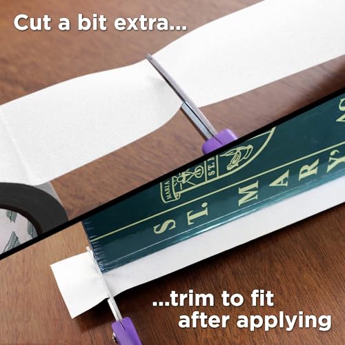 BookGuard 2 Inch Premium Bookbinding Repair Cloth Tape, 15 Yard Roll, White - Image 5