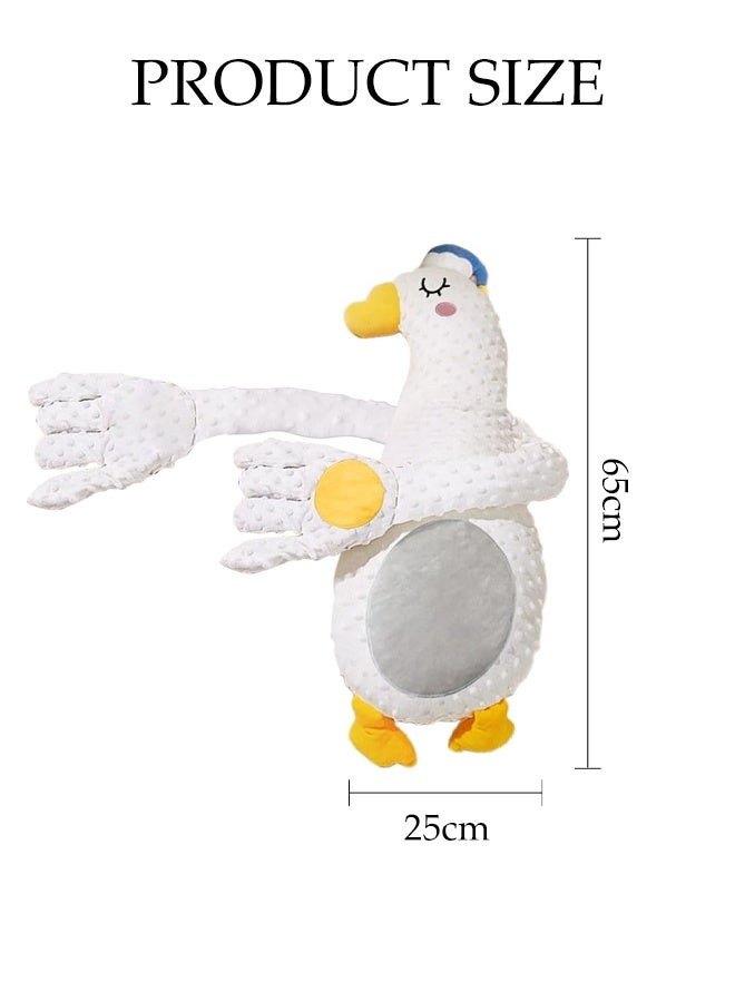 DUNISO Baby Patting Sleeping Toy,Baby Startle Prevention Hand Glove, Baby Soothing Hand Pillow,Baby Soothing Goose Toy Gray Belly White Goose Design, Automatic Patting Relieves Startle Reflex Baby Patting Sleeping Toy,Baby Startle Prevention Hand Glove, Baby Soothing Hand Pillow,Baby Soothing Goose Toy Gray Belly White Goose Design, Automatic Patting Relieves Startle Reflex - Image 2