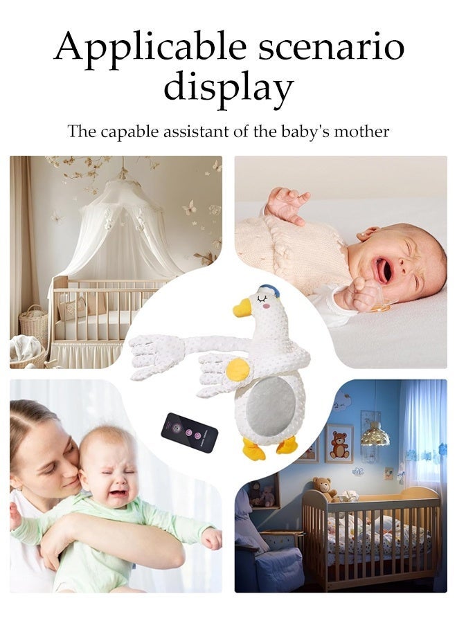 DUNISO Baby Patting Sleeping Toy,Baby Startle Prevention Hand Glove, Baby Soothing Hand Pillow,Baby Soothing Goose Toy Gray Belly White Goose Design, Automatic Patting Relieves Startle Reflex Baby Patting Sleeping Toy,Baby Startle Prevention Hand Glove, Baby Soothing Hand Pillow,Baby Soothing Goose Toy Gray Belly White Goose Design, Automatic Patting Relieves Startle Reflex - Image 3