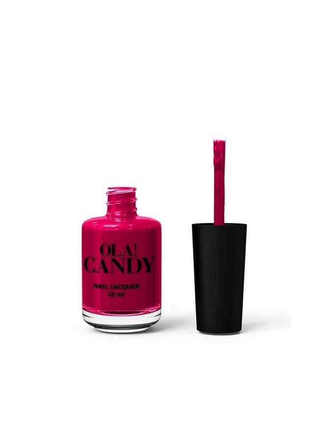 Ola Candy Mexican Rosa By Ola! Candy Blush & Bloom Collection 5 Free Long Lasting High Shine And Chip Resistant French Formulation 15 Ml 1 Unit  - Image 3