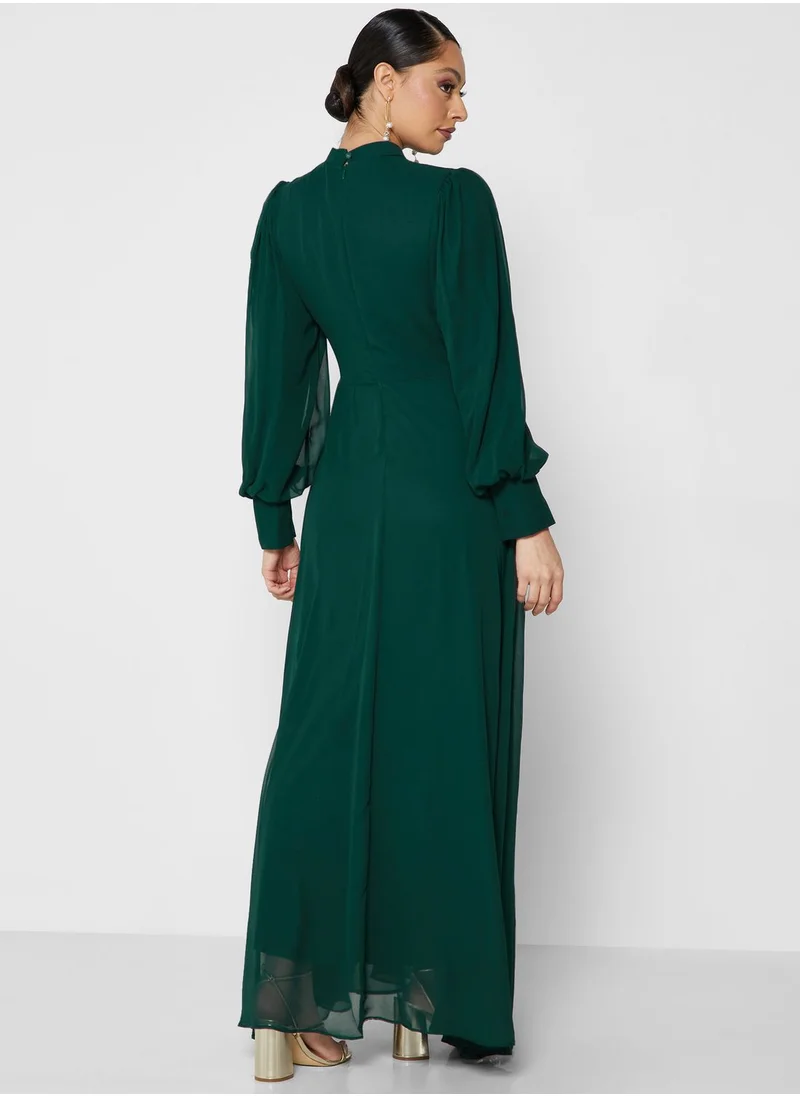 Khizana Embellished Waist Dress