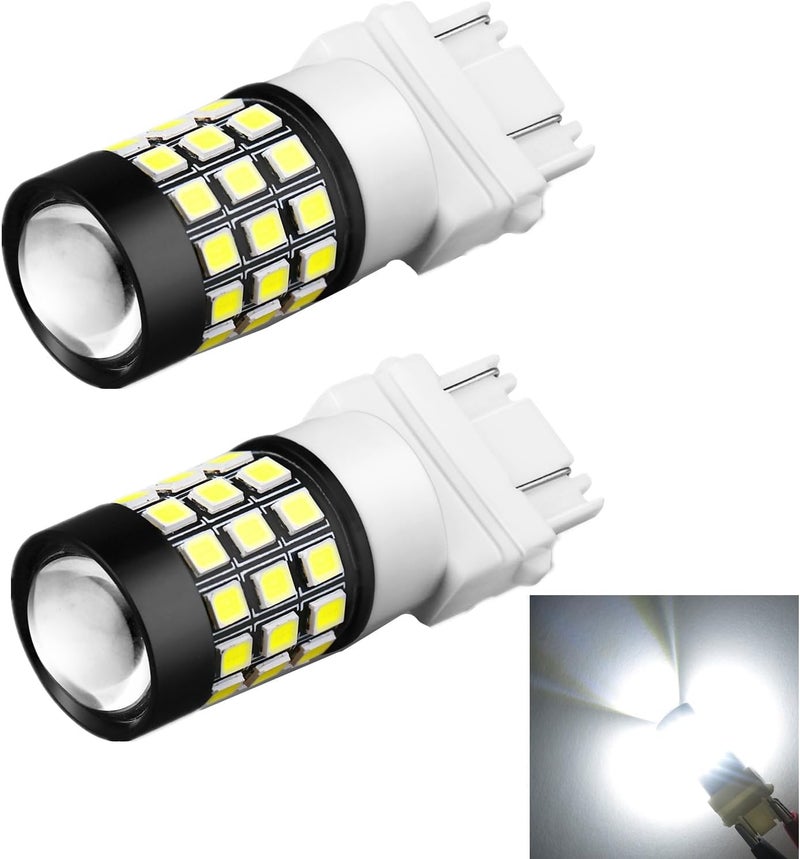 Alla Lighting مصباح الإضاءة ألا 2x سوبر ساطع أبيض 3047K 3156K 3157K 3157 لمبة إشارة الانعطاف فرامل توقف إضاءة خلفية عكسية لسيارات شيفروليه شيفي سيلفرادو 1500 موديلات 1999~2013 / سيلفرادو 2500 HD 3500 HD موديلات 1999~2014 - Image 1