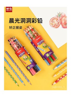 M&G Chenguang Colored Pencil Groove Pencil 12 Colors  - Image 1