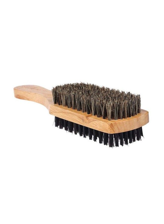 AllTopBargains Professional Wood Wave Brush Boar 2Sided Wolfing Layer Waves Firm Soft Bristles - Image 5