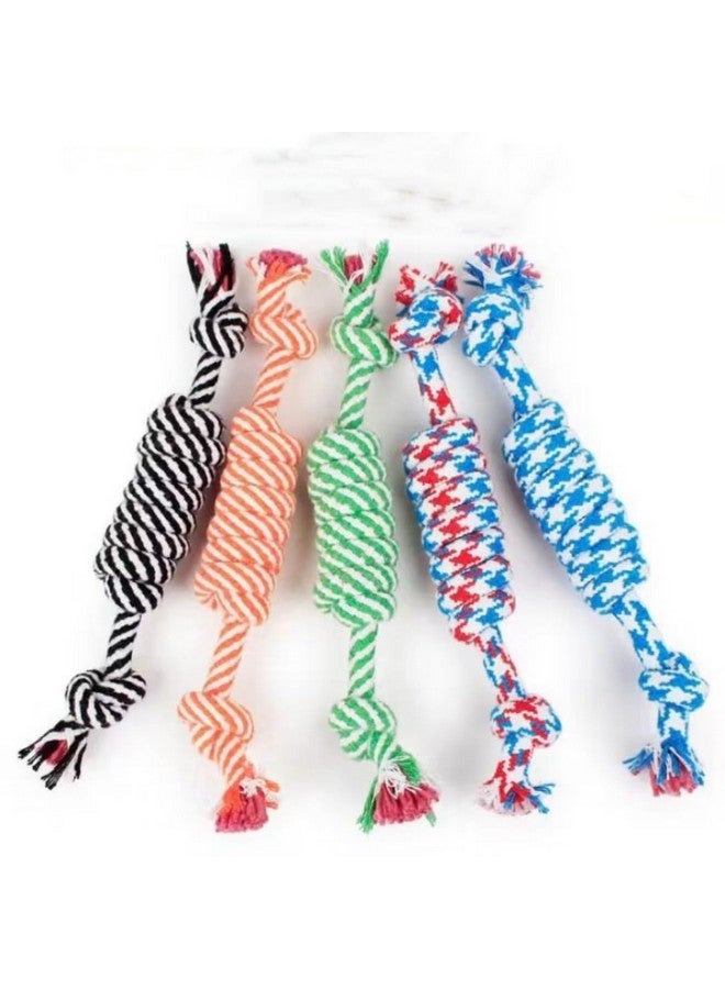 بت لعبة مضغ وجلب وحبل مضغ 2 في 1 من القطن والبوليستر الجذاب للكلاب مناسبة للكلاب البالغة والصغيرة والجراء والجراء المتوسطة الحجم وألعاب الكلاب (عبوة كومبو 2) - Image 4