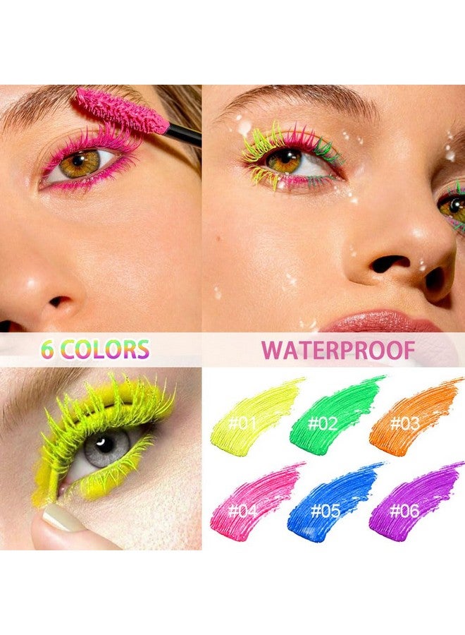 BINGBRUSH 2 Colored Mascara For Eyelashes Setblue Green Halloween Fluorescent Colorful Waterproof Long Lasting Charming Voluminous Mascara For Women Cruelty Free Vegan Eye Makeup (02 Green &05 Blue) - Image 4