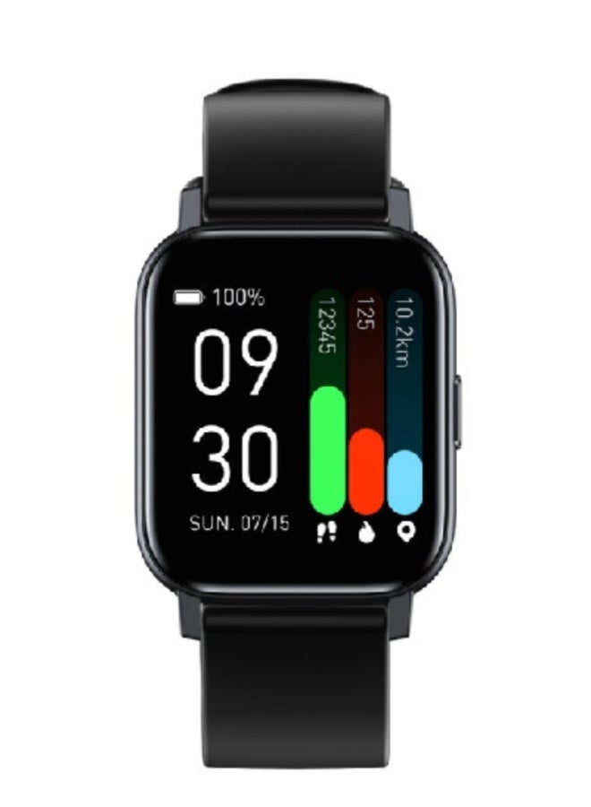 AROAQ GTS1 Smart Sports Watch – 1.3" HD Display, Heart Rate, SpO2 & BP Monitoring, Body Temperature, Fitness Tracker with 16 Sports Modes, Waterproof, Men & Women - Black - Image 2