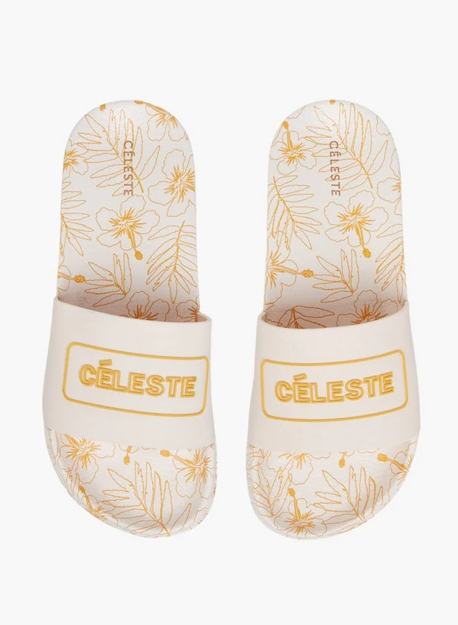 Celeste Women Floral Print Slides