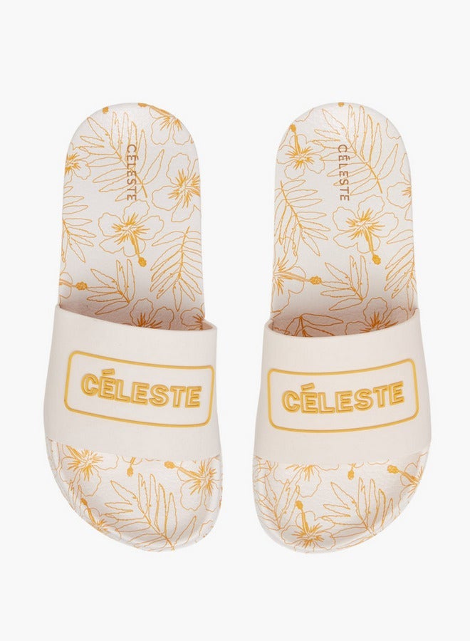 سيليست شباشب نسائية بطبعة زهور - Image 2