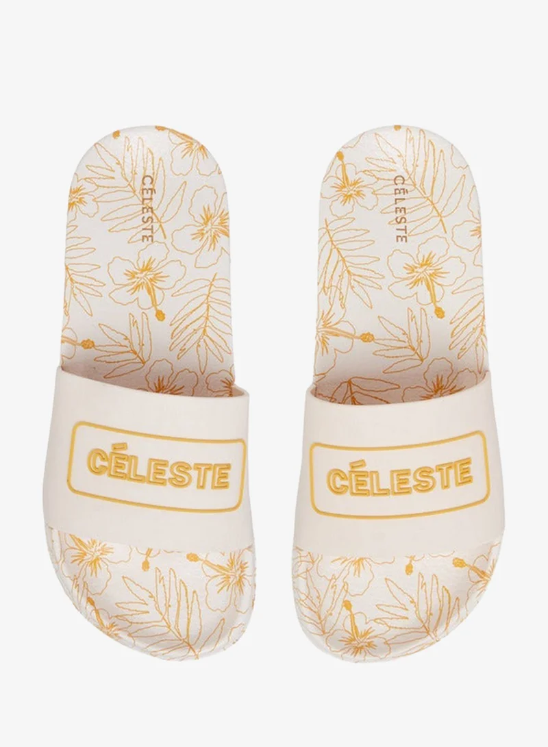 سيليست شباشب نسائية بطبعة زهور