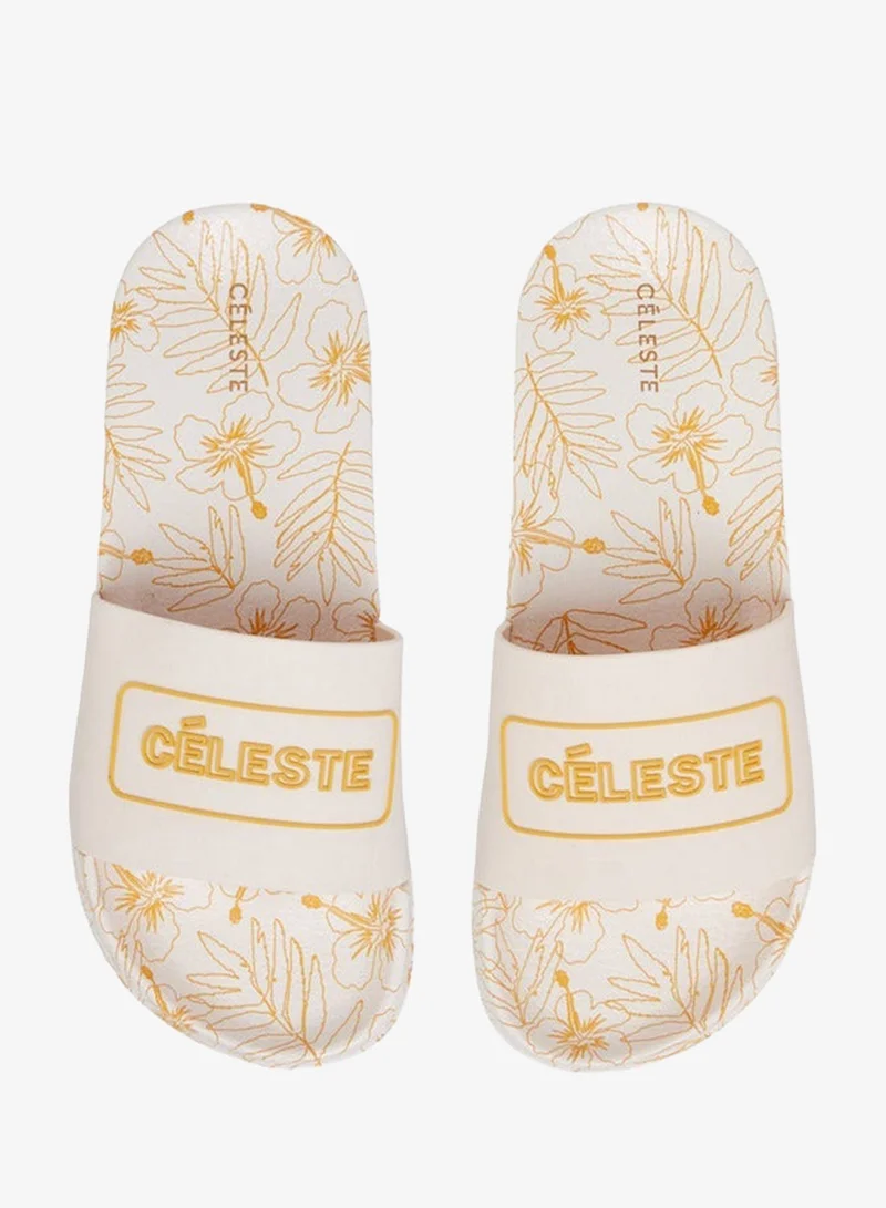 Celeste Women Floral Print Slides