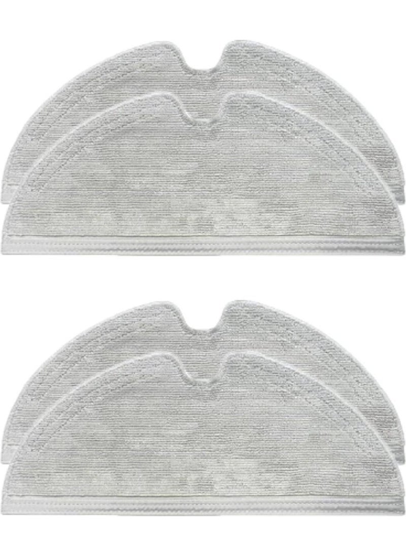 robotyedek - Dreame D9 Max Compatible High Quality 4 Piece Mop - Full Surface Microfiber and Thick - Image 1