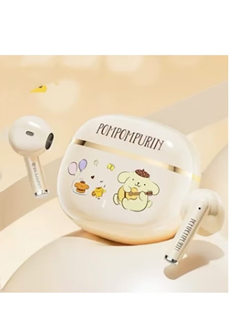 kuromi Sanrio's new Bluetooth headset BL65 super long battery life wireless noise reduction super cute sports headset skin color pudding dog - Image 2