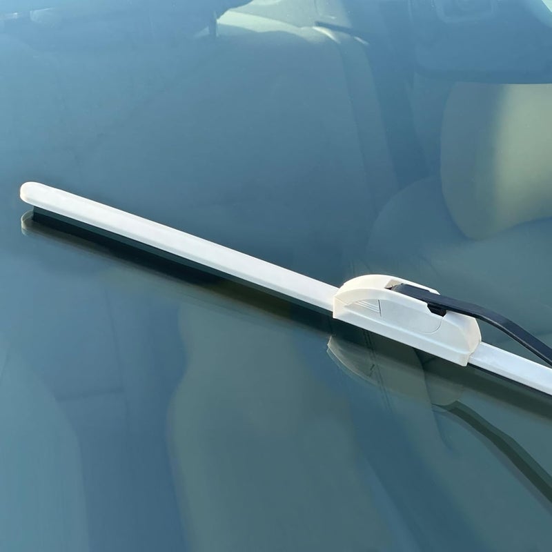 PARRATI OEM QUALITY 26" + 20" Premium All-Season White Windshield Wiper Blades (Set of 2) - Image 2