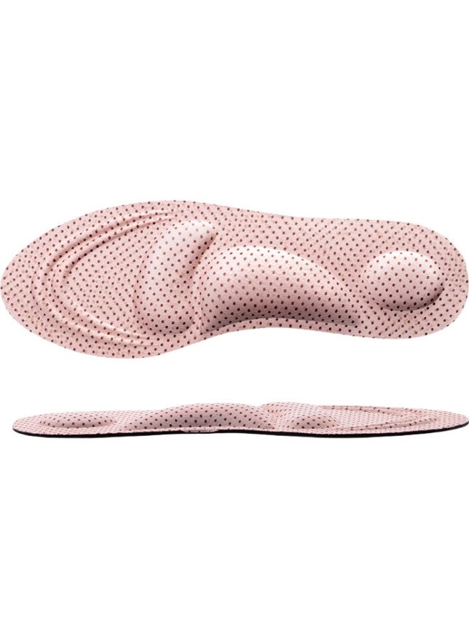 ELEFT Watsons Award-Winning Brand Eleft 4D Foam Support Sports Insoles, Breathable, Sweat-Absorbing, Massage, Women'S Pink Dotted Black - Image 2