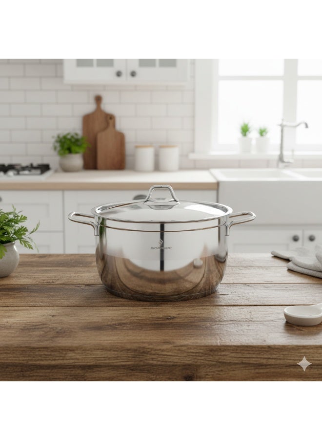 سوفرام طقم قدور سوفرام ستانلس استيل تركي عالي الجودة عدد 7 قطع - Image 4