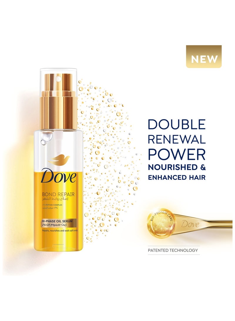 Dove Bond Repair Bi-Phase Oil Serum For Healthy And Smooth Hair 80ml - Image 3