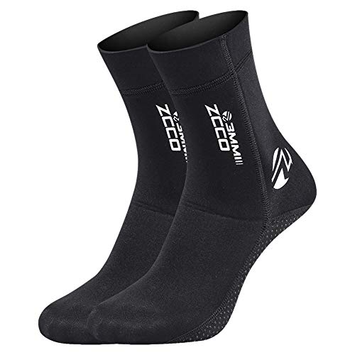 Skyone Neoprene Socks Diving Scuba Socks Wetsuit Fin Booties for Men Women, 3MM Surfing Sock Thermal Flexible Anti Slip for Swimming - Image 1