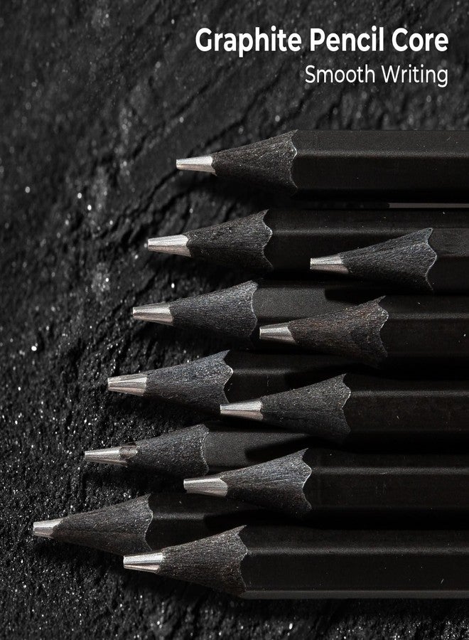ام اند جي أقلام رصاص M&G ذات غلاف خشبي من نوع HB، عبوة من 24 قلم رصاص مشحوذة مسبقًا مع ممحاة علوية، أقلام رصاص سوداء بالجملة لمستلزمات المعلمين في المدارس، للكتابة والرسم والتخطيط. - Image 5