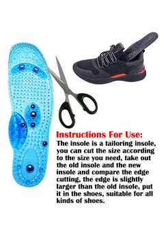 ZCM-HAPPY 3 Pair of Arch Support Magnetic Acupressure Insole  - Image 2