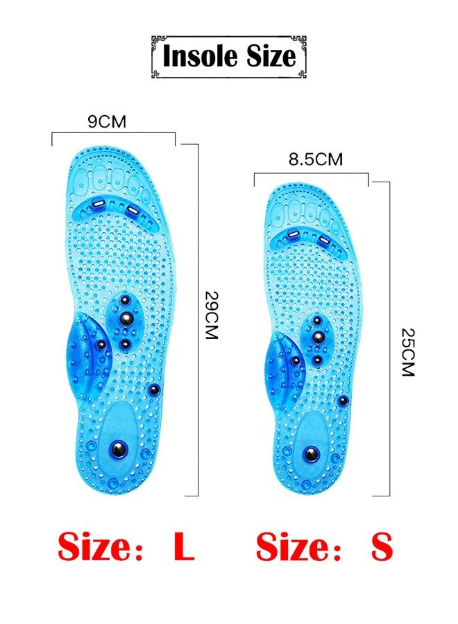 ZCM-HAPPY 3 Pair of Arch Support Magnetic Acupressure Insole - Image 3